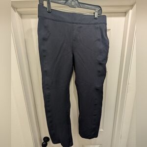 Spanx Perfect Ponte Pant – Navy Straight Leg – Size L Petite – Like New